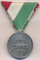 1903. 'BUDAPESTI JÓ BARÁT K. 1903 K.' Ag Sportdíjérem Mellszalaggal 'M.P.' Jelzéssel (10,94g/29mm) T:1-,2 - Zonder Classificatie