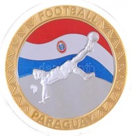 Dél-Afrika 2010. 'Labdarúgó-világbajnokság Csapatai - Paraguay' Ezüstözött Cu Emlékérem Tanúsítvánnyal (40mm) T:PP
South - Zonder Classificatie