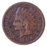 Amerikai Egyesült Államok 1894. 1c 'Indián Fej' T:2-
USA 1894. 1 Cent Br 'Indian Head' C:VF - Ohne Zuordnung