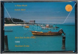 Aruba 1988. 5c-2 1/2Fl (6xklf) + 'Aruba' Emlékérem Szettben, Karton Műanyag Tokba Ragadva T:1
Aruba 1988. 5 Cents - 2 1/ - Sin Clasificación