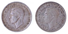 Ausztrália 1942. 3p Ag 'VI. György' + 1951. 3p Ag 'VI. György' T:2
Australia 1942. 3 Pence Ag 'George VI' + 1951. 3 Penc - Zonder Classificatie