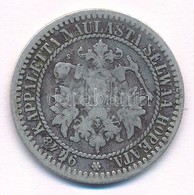 Finnország 1865S 1M Ag 'II. Sándor' T:3
Finland 1865S 1 Markka Ag 'Alexander II' C:F
Krause KM#3.1 - Non Classés