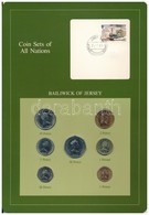 Jersey 1984-1985. 1P - 1Ł (7xklf), 'Coin Sets Of All Nations' Forgalmi Szett Felbélyegzett Kartonlapon T:1,1- Patina
Jer - Zonder Classificatie