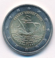 Portugália 2011. 2E Bimetál 'Fernao Mendes Pinto' T:1-
Portugal 2011.  2 Euro Bimetallic 'Fernao Mendes Pinto' C:AU - Ohne Zuordnung