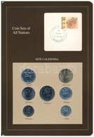 Új-Kaledónia 1984-1987. 1Fr-100Fr (7xklf), 'Coin Sets Of All Nations' Forgalmi Szett Felbélyegzett Kartonlapon T:1
New C - Unclassified