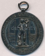 1929. 'Középmagyarországi Labdarúgók Alszövetsége' Jelzett Ag Díjérem Füllel (18,86g/0.800/36mm) T:2 Patina - Non Classés