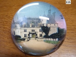 Presse Papier En Verre Chenonceau Porte Nord - Briefbeschwerer