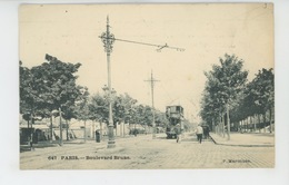 PARIS - XIVème Arrondissement - Boulevard Brune (tramway ) - Edit. MARMUSE - Arrondissement: 14