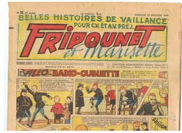 Fripounet Et Marisette ALLO... RADIO-OUBLIETTE 2 ème Année N°37 Du 28/09/1947 - Fripounet