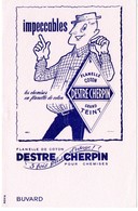 Buvard Chemises Destre-Cherpin. - Textile & Vestimentaire