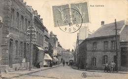 CPA 59 CAUDRY RUE CENTRALE 1921 - Caudry