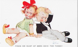 Illustration Lucie Atwell: Couple D'enfants: Finks We Must Of Been Doin' The Tango - Valentine's Series - Attwell, M. L.