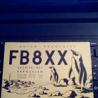 UNION FRANçAISE ARCHIPEL DES KERGUELEN 1950 RADIO FB8XX VOIR SCAN RECTO VERSO POLAIRE TAAF PINGOUIN - ...-1955 Préphilatélie