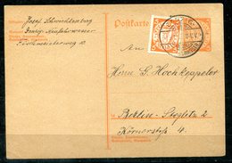 5533 - DANZIG - Ganzsache P41 + Zus.-Frank. 193D (Rollenmarke) Von Neufahrwasser Nach Berlin - Postal  Stationery