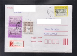 HUNGARY, R-COVER / REPUBLIC OF MACEDONIA ** - Briefe U. Dokumente