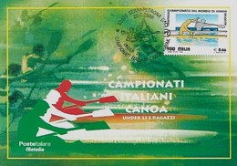 Serrapetrona 29-7-2000 Campionati Italiani Di Canoa Under 23 - Kanu