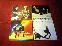 ROXETTE  °  COLLECTION DE 4 VINYLES 45 TOURS - Volledige Verzamelingen