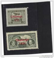 POLOGNE 1934 YT PA 9A/9B * MH .  ( JNT87) - Neufs