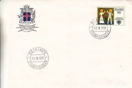 Année De L'enfant - Islande - Lettre De 1979 - Oblit Reykjavik - Storia Postale