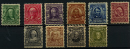 Estados Unidos Nº 144/53. Año 1902/3 - Unused Stamps