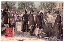 6273 - Marseille ( 13 ) - Exposition Coloniale ( 1906 ) - Groupe D'Anamites - N°21 - E.Lacour à M. - - Koloniale Tentoonstelling 1906-1922