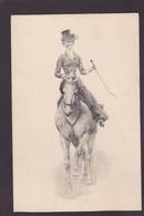 CPA Femme Avec Cheval Horse Women Illustrateur Non Circulé - Pferde