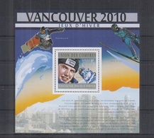 Olympische Spelen  2010 , Komoren - Blok Postfris - Invierno 2010: Vancouver