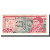 Delcampe - Billet, Mexique, 20 Pesos, 1972-77, 1977-07-08, KM:64d, NEUF - Messico