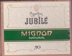 BOITE A CIGARE VIDE - CIGARILLOS JUBILEE - MIGNON NATURAL 50 - - Contenitori Di Tabacco (vuoti)