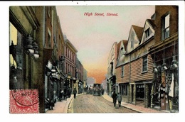 CPA-Carte Postale-Royaume Uni-Strood-High Street-1908 VM10225 - Rochester