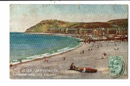 CPA-Carte Postale-Royaume Uni-Aberystwyth- The Beach-1908  VM10226 - Caernarvonshire