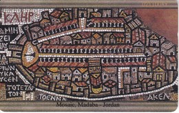 TARJETA DE JORDANIA DE 2JD DE JORDAN 2000 MOSAIC MADABA - Jordan