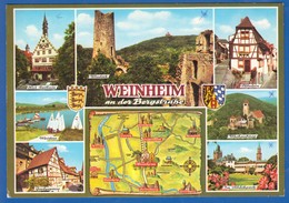 Deutschland; Weinheim A. D. Bergstrasse; Multibildkarte - Weinheim
