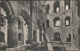 Interior, Rochester Castle, Kent, 1921 - Valentine's Postcard - Rochester