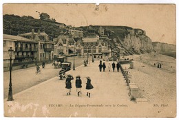 Fécamp, La Digue Promenade Vers Le Casino (pk63669) - Fécamp