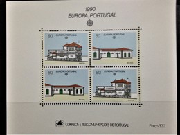 Post Office Architecture, Portugal Europa Cept 1990/MINT** Cat. Value € 16.- - 1990