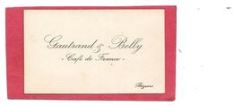 907 - 34 - BEZIERS . CARTE COMMERCIALE GAUTRAND & BELLY . CAFE DE FRANCE . - Beziers