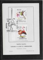 Thème Oiseaux - Argentine Document - TB - Other & Unclassified