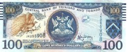 TRINIDAD AND TOBAGO $100 BLUE BIRD FRONT & BUILDING BACK SIGN?. DATED 2006 UNC P.? READ DESCRIPTION CAREFULLY !!! - Trindad & Tobago