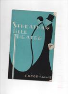 STREATHAM HILL THEATRE-the Magazine Programme N°1226 15 Th. AUGUST 1938 - Entertainment