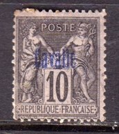 CAVALLE CAVALLA FRENCH OFFICE IN TURKEY 1893 NAVIGATION AND COMMERCE CENT. 10c BALCK LAVANDER MH - Unused Stamps