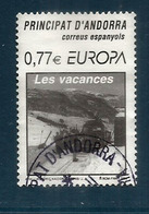 Les Vacances. Autocar Sur Une Route Enneigée. Europa 2004. Timbre Oblitéré, 1 ère Qualité - Gebruikt