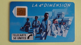 FRANCE- TELECARTE 1988 - F38 La 4 ème DIMENSION - 50u - 4 N° PE - Used - Très Bon état  Cote 10 € - 1988