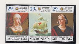 Micronesië Jaar 1992 Michel-nr 259/261 Strip Van 3 **/MNH - Micronesia