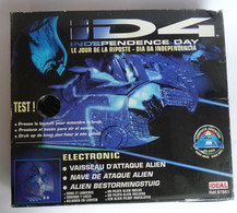 RARE FIGURINE ET VAISSEAU D'ATTAQUE ALIEN Avec Boîte INDEPENDANCE DAY (ID4) Electronic Alien Ship - Ideal 1996 - Otros & Sin Clasificación