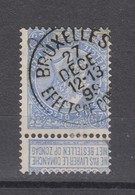 COB 60 Oblitération Centrale BRUXELLES Effets De Commerce - 1893-1900 Fine Barbe