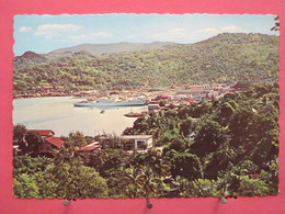 Visuel Très Peu Courant - Sainte Lucie - Castries Town And Harbour - Part Of Victoria Hospital - St Lucia - Recto Verso - St. Lucia