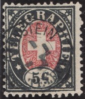 Heimat SZ Axenstein 1881- Telegraphen-O Auf Zu#13 (stumpfer Zahn) - Telegraafzegels