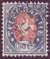 Heimat AG Kuranstallt Baden ~1881- Auf Telegraphen-Marke Zu#16  Im T-O Buch Nicht Abgeschlagen - Telegraafzegels