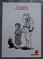 Ex-libris " Un Amour Exemplaire " Par Florence Cestac - Illustrateurs A - C